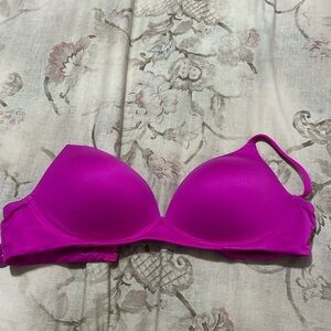 PINK Victoria's Secret Hot Pink T-Shirt Bra